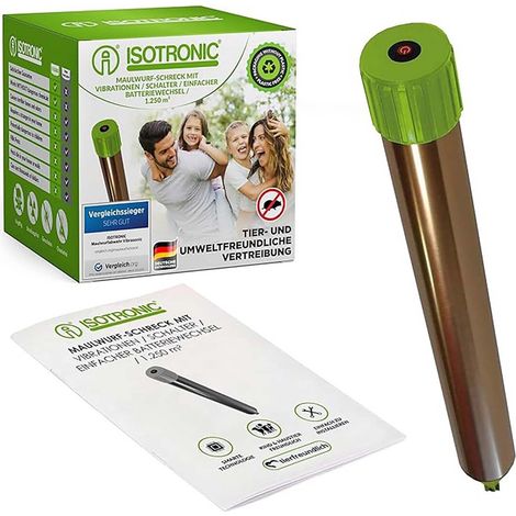 Isotronic Aluminium Wühlmaus Schocker