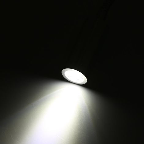 Lampe de Lit LED AC85-265 V 3 W Lecture Blanc Froid avec Col (1/4)