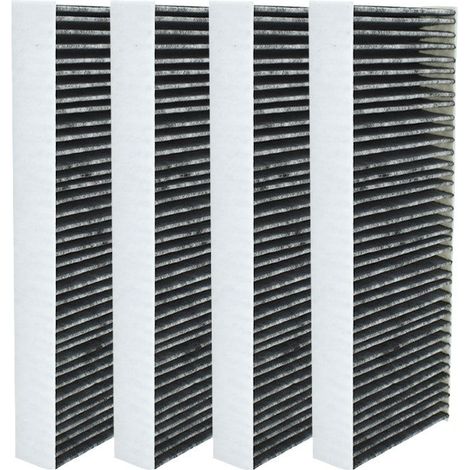 Filtro de carbón AllSpares (2 uds.) apto para placas de cocción BAKFS (sin olor a pescado), Bora Basic y GP4 (338x123x42 mm) (1/5)