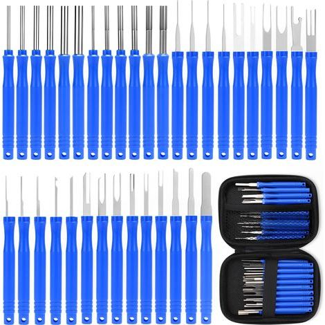 36-teiliges Autostecker-Extraktionsset: Entriegelungswerkzeug, Klemmenabzieher, Stiftentfernungswerkzeug-Set. (1/5)