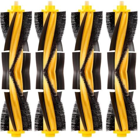 FENOPLASTICAFOREHILL (4 Pièces) N10 Brosses à Rouleaux Brosse Principale Pièces de Rechange pour Robot aspirateur Ecovacs DEEBOT OZMO N10 N10 Plus 920 (1/5)