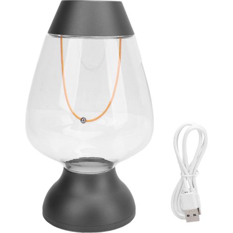 Lampada da tavolo LED wireless Toivize da 2000 mAh, con controllo touch, dimmerabile, ricaricabile tramite USB e design moderno in acrilico. (1/5)