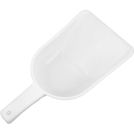Pelle à glace en plastique PE blanc, mini racloir à neige pour réfrigérateur, poignée avec crochet, facile à nettoyer (1/5)