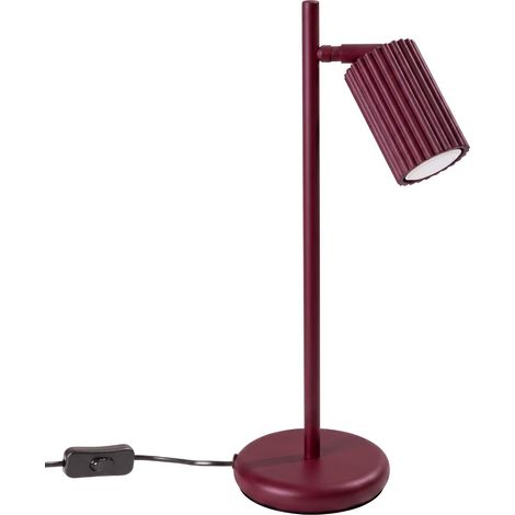 Lampes de bureau Karbon aluminium bourgogne 1xGU10 Sollux (1/5)