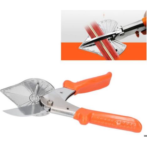 Cisaille d'angle multifonctionnelle, outil Portable, ciseaux pour tubes de goulotte en acier 45 ° 135 ° 81mm (1/4)