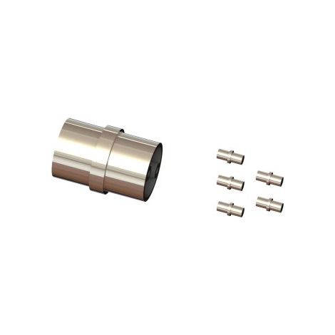 Lot Assembleurs pour 1 Main courante Ø50 mm et 5 Lisses Ø16 mm - Finition INOX (1/2)