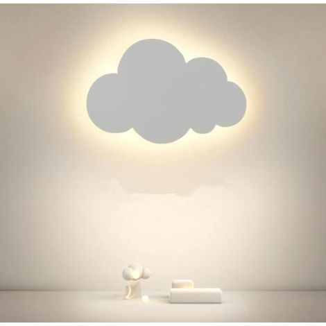Kreative LED-Wolken-Wandleuchte für den Innenbereich, 10 W, moderne Wandleuchte, 3000 K/4500 K/600 K, für Wohnzimmer, Schlafzimmer, Treppenhaus, Flur, 30 x 19 cm