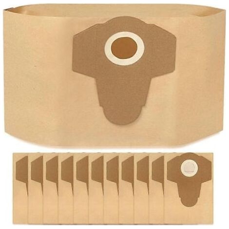 Lot de 12 sacs pour aspirateur Parkside PWD 25 PWD 30 PNTS 1500 1600 A1, sac à poussière grande capacité de 30 L (1/5)