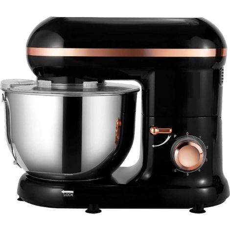 robot pastelero multifunción 5,5l 1500w negro/oro rosa - BAT-1519 GOLD - Kitchen Move -