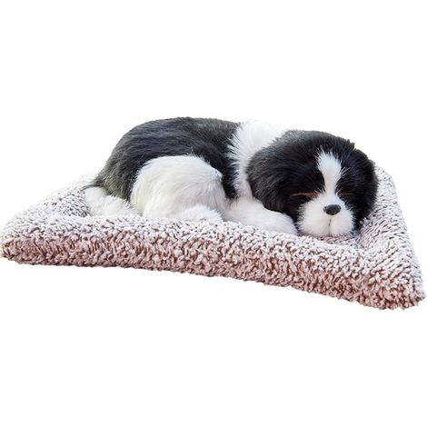 Autodekoration aus Aktivkohle, realistisches Hunde- und Katzenmodell, reinigt die Innenraumluft des Autos, beseitigt Gerüche und gibt ein bellendes Geräusch von sich (Border Collie) (Große Größe) (1/3)