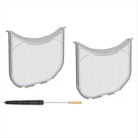 Filtre à charpie ADQ566564 avec brosse, compatible et à encoches, pour sèche-linge, pièce de rechange, nettoyage facile, jeu de 1, qualité durable, remplacement parfait (1/5)