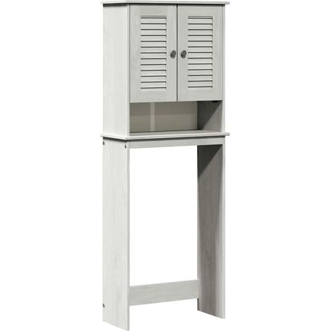Maison Exclusive - Mobile Bagno VIGO Bianco e Bianco Antico 60 x 27 x 161 cm