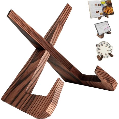 Support Assiette Decorative Support Assiette Bois 16,6 cm Chevalet de Présentation Multifonction pour Assiettes Livres Photos Cadres Décoratifs Table Porte Assiette Bois Stable Pin (1/5)