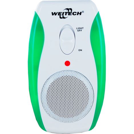 Weitech - Nightlight Pest Repeller Ultrasonic - Répulsif antiparasitaire à veilleuse 90 m²