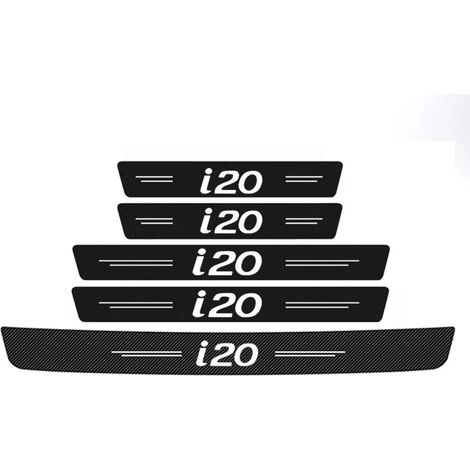 (5 pièces) Autocollants de protection pour seuil de porte,coffre et bas de caisse de voiture HYUNDAI I20 : film protecteur anti-rayures et imperméable (1/3)