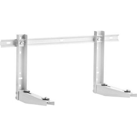 Support climatiseur fischer acier galvanisé blanc 50 kg