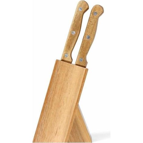 Livoo Messerblock aus Akazienholz 6-teilig (1/3)