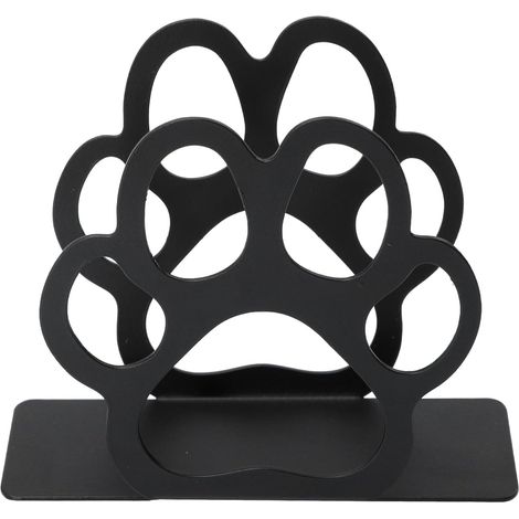Porte mouchoirs en fer, élégant, noir, en forme de patte d'animal (1/5)