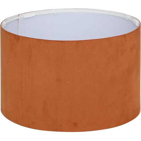 Abat-Jour en Velours "Beline" 30cm Terracotta (1/5)