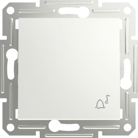 Schneider Electric Taster Klingelsymbol Asfora Weiß (RAL 9003) EPH0870121D 1 St.
