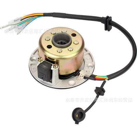 Motorcycle parts compatible with ZongShen 150CC magneto ignition coil rotor magnet cylinder complete set (1/4)