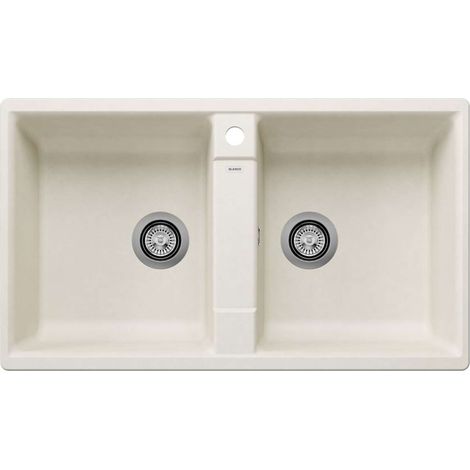 Blanco Zia 9 - Silgranitspüle, 86x50 cm, soft weiß 527210