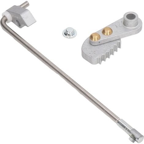 Kit verrou frein à main aluminium avec tige et cliquet 101187702 pour Club Car DS Carryall gaz électrique 1995 et plus (1/5)