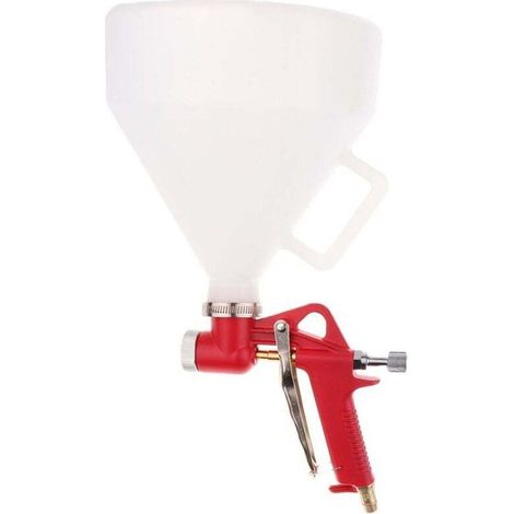 Pistola per intonacatura FOREHILL con tazza da 6 litri, 3 ugelli, pistola pneumatica per verniciatura per intonacatura