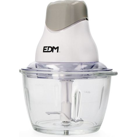 Hachoir Avec Récipient En Verre 320w Ø19x22cm Edm (1/3)