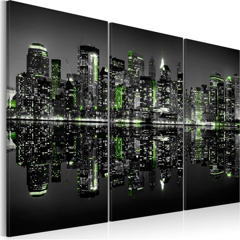 Quadro - Green New York - 90x60 (1/4)