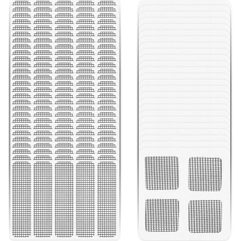 Kit de réparation de moustiquaire - Kit de réparation de moustiquaire de 50 pièces, Compatible avec Ventouse Premium, Taille et Application Flexibles. (1/5)