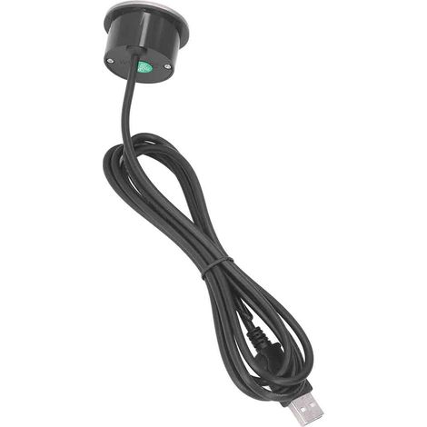 1 toma de corriente con 2 puertos USB, tapa deslizante, instalación empotrada, para oficina, sofá, hotel. (1/5)