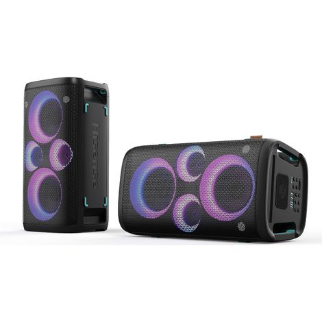 HISENSE HP100E Party Thunder altavoz bluetooth portátil 620 W negro con iluminación LED, karaoke, IPX4 (1/5)