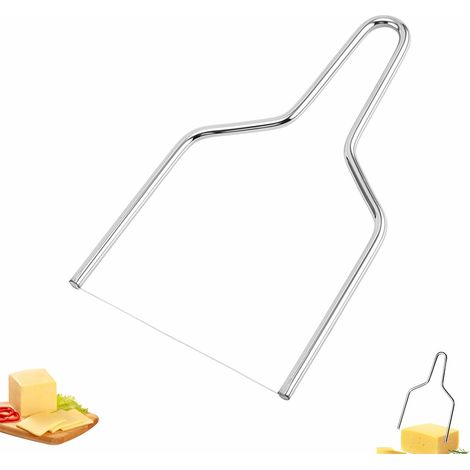 Découpe-Fromage Coupe-Beurre Manuel Multifonction Trancheuses à Fromage et Beurre en Acier Inoxydable pour Cuisine Maison Pâtisserie (1/5)