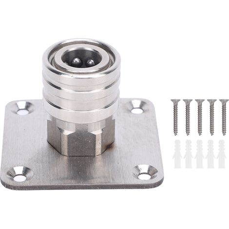 Jeffergarden 1 paire de supports de canon à mousse pour nettoyeur haute pression, supports de montage mural à connexion rapide de 1/4 pouce, adaptés à la plupart des accessoires de tête de buse de can (1/5)