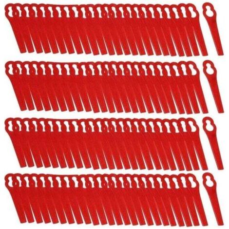 Pair 100er-Set Ersatz-Kunststoffklingen für Florabest Lidl FRTA 20 A1 Fat 18B3 FRT18A Trimklingen. (1/4)