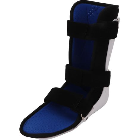 Botte de marche courte en tissu PVC laminé respirant, cheville ajustable pour fracture et entorse pied gauche (1/5)