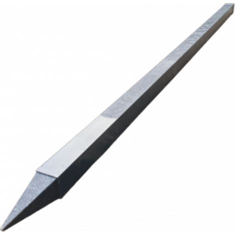 Jardinex – Poteau pour clôture 100% recyclé – Hauteur 100 cm – Section carrée 4x4 cm – Couleur gris anthracite – Imputrescible et résistant aux UV (1/2)