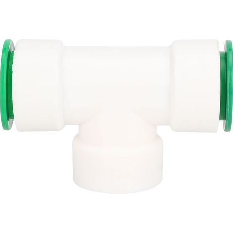 Raccord Té PPR 32mm Filetage Femelle 1 Pouces Pour Tuyau Eau Chaude Froide Potable - Lot De 1 (1/5)