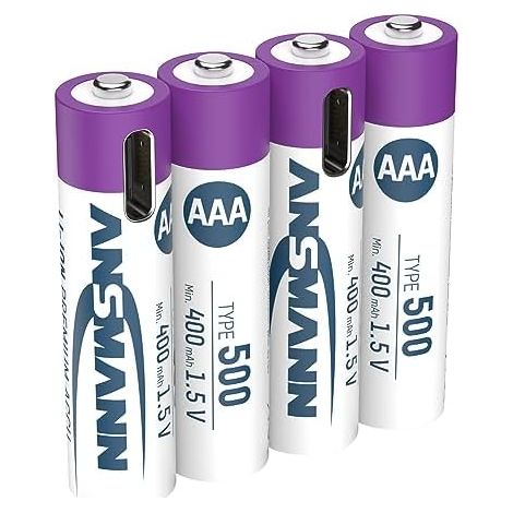 Ansmann 1311-0028 pila doméstica Batería recargable AAA Ión de litio