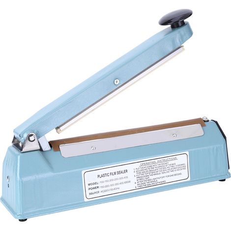 PFS-200 300W 8 Zoll Impuls-Heißsiegelgerät, manuelles Siegelgerät für Kunststoffverpackungen, Beutelversiegler (1/5)