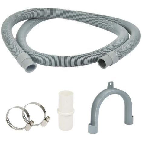 royaluxe-Évacuation lavaboTuyau de vidange de 1,5 m, Rallonge de Tuyau de Vidange pour Tuyau de Lave-Linge, Rallonge de tuyau de lave-vaisselle (Raccord Droit, Diamètre Intérieur 20 MM) (1/5)