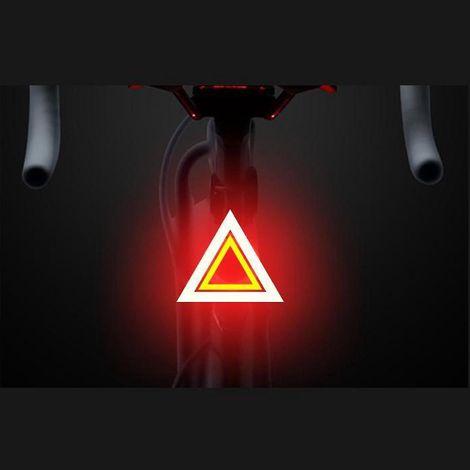Ultrahelle LED-Fahrradlampe, Vorder- und Rücklicht für Rennräder, Mountainbikes und andere Fahrräder – Bone – Triangle (1/5)