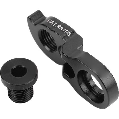 Support de dérailleur arrière vélo aluminium, prolongateur pour pignon 40T à 52T, compatible VTT, noir (1/5)