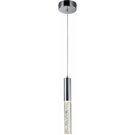 Suspension industrielle chromée Neda LED 5W Reality