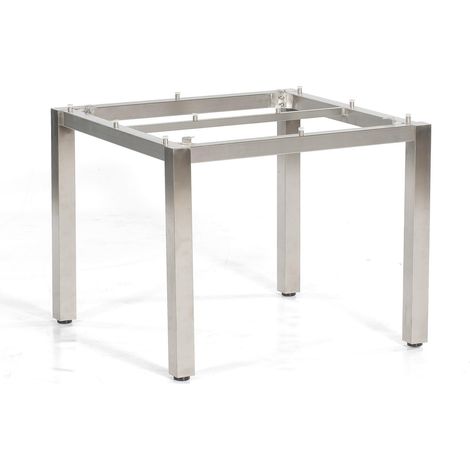 Aluminium-Tischgestell Base 90 x 90 cm F arbe champagner