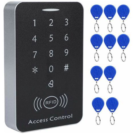 Serrure de Porte, RFID Autonome de Lecteur de Cartes de contrle d'accs avec Clavier numrique et avec 0 Cartes pour Maison/Appartement/Bureau etc (1/5)