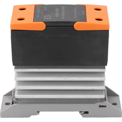 Relais statique à faible interférence RF, contrôle DC vers AC industriel, avec dissipateur thermique, tension 3-32V DC, pour usage professionnel (1/5)