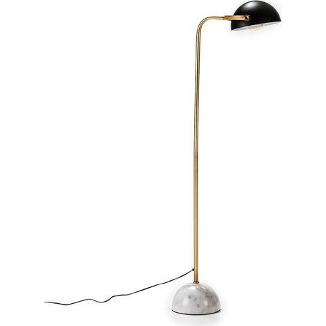 Stehlampe 32X38X145 Weißer Marmor/Goldmetall/Schwarz Ohne Glühbirne (1/3)