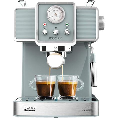 Machine à espresso inox 20 bars 1,2 L – Vintage (1/2)